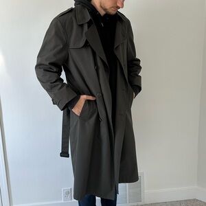 Vintage Mens Trench Coat